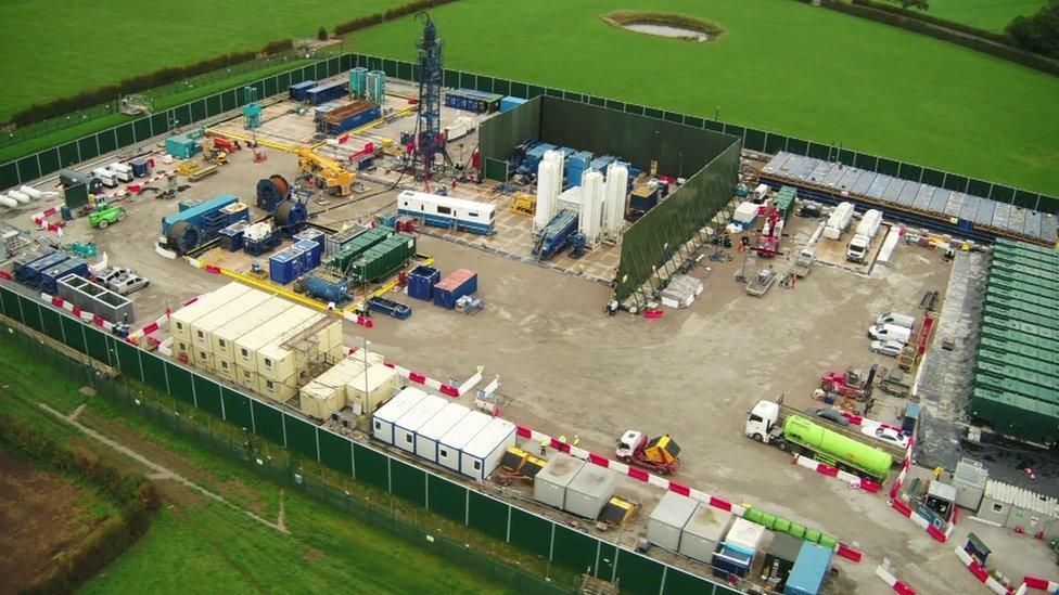 Fracking site at Preston New Road