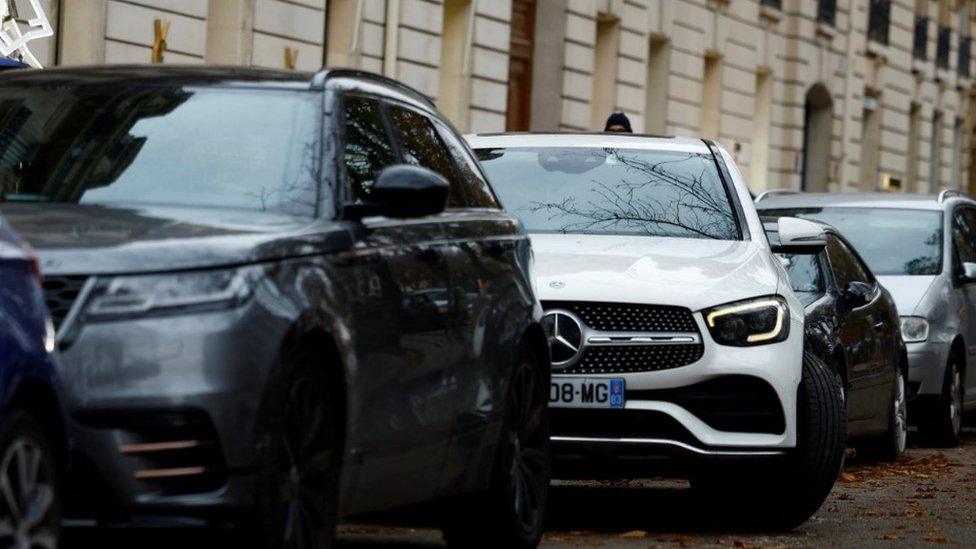 SUV in Paris (file image)