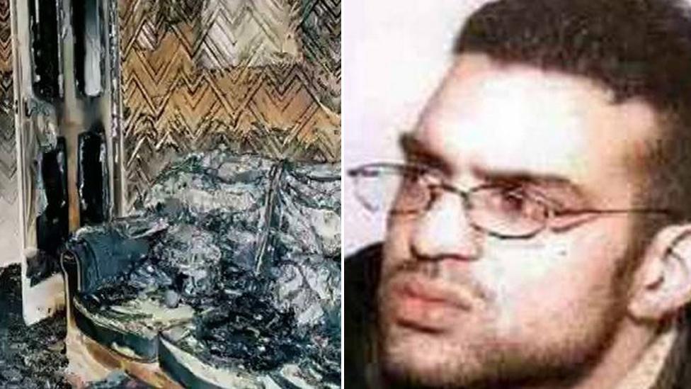 Shahid Mohammed and scene of fire