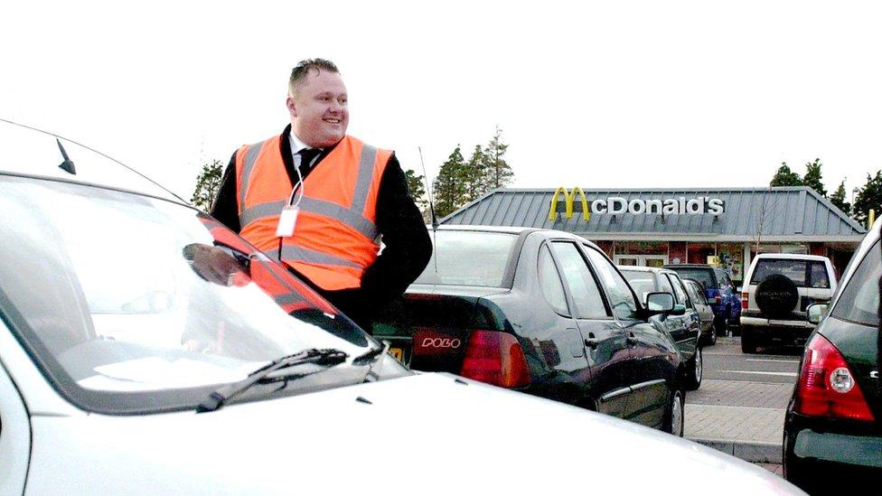 Levi Bellfield worked as a wheel clamping contractor