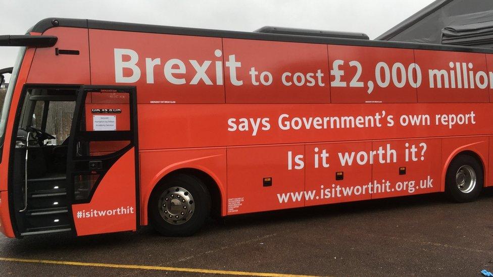 Brexit Facts Bus