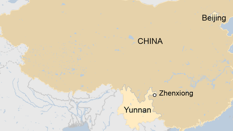 The stabbing happened in Zhenxiong People's Hospital in the southwestern Yunnan province.