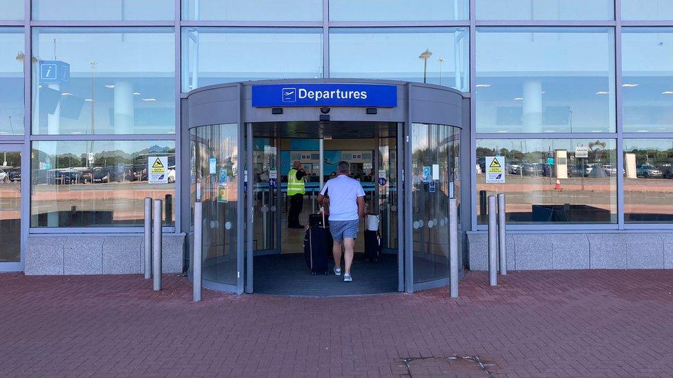 Passenger at Doncaster Sheffield Airport