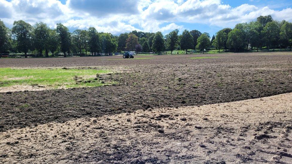 Contractors working to restore Hillsborough Park