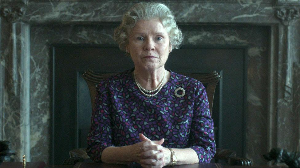 Imelda Staunton as the Queen in The Crown