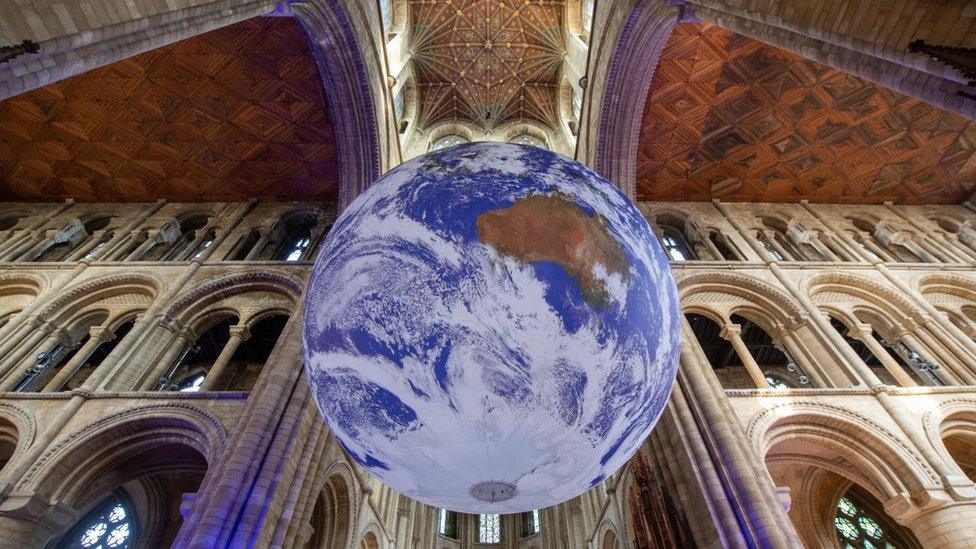 Gaia in Peterborough Cathedral