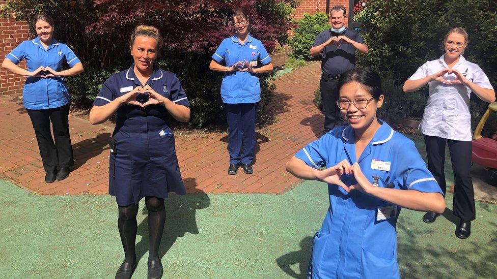 Members of children's team at Ipswich Hospital