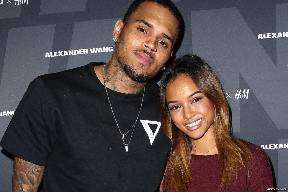 Chris Brown and Karrueche Tran