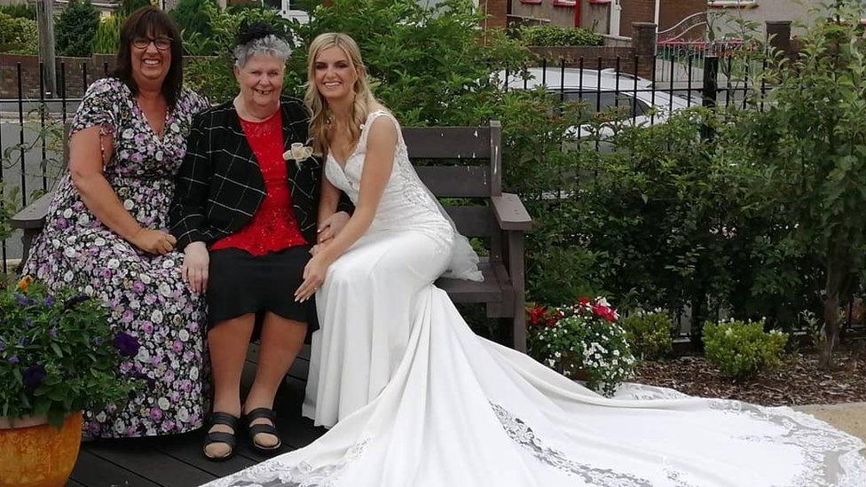 Kirsty with nan Val and mum Emma