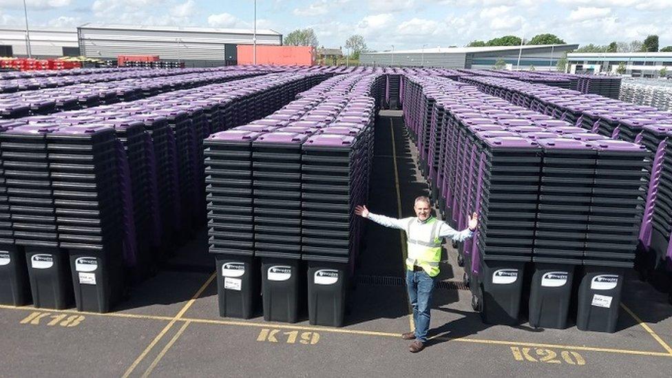 Wheelie bins