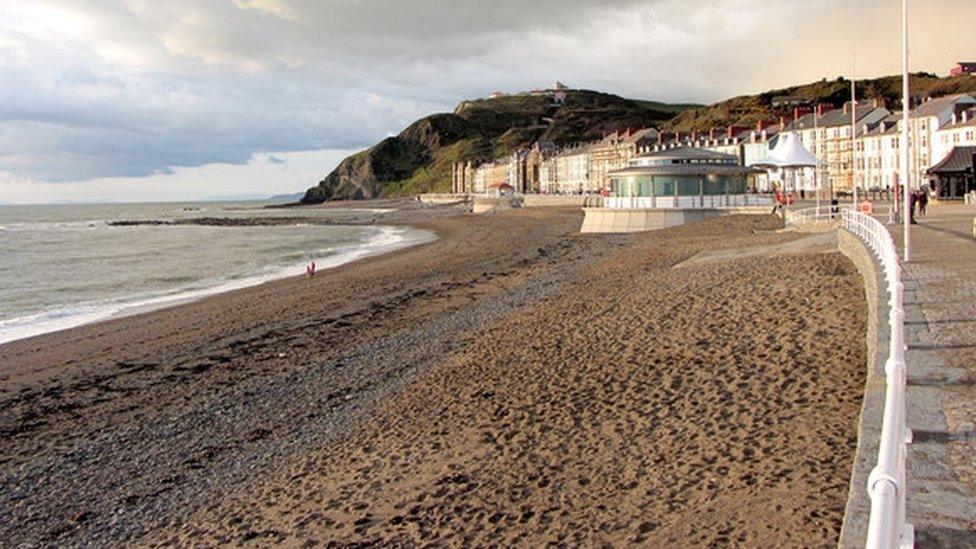 Aberystwyth beach