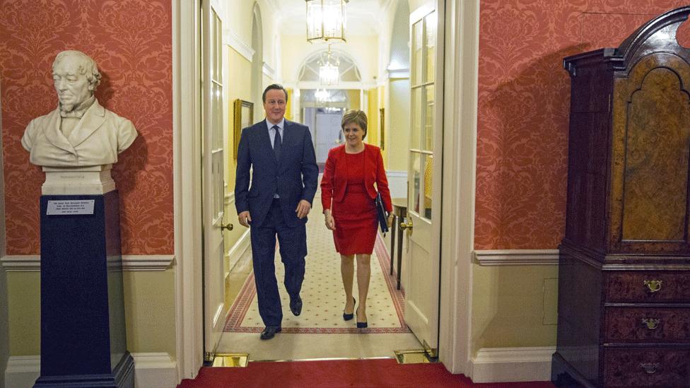 David Cameron and Nicola Sturgeon