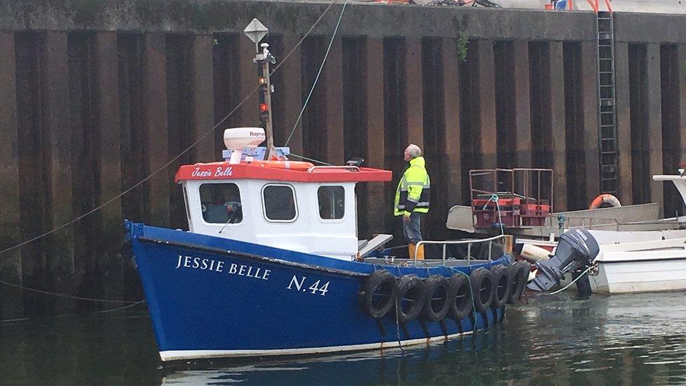 The Jessier Belle fishing boat