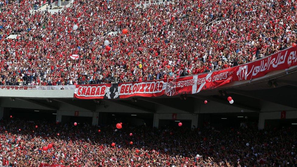 Fans at the 2017 Algerian cup final