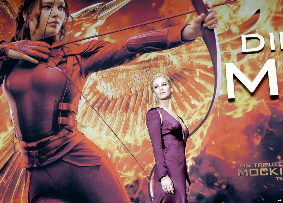 Jennifer Lawrence at the Berlin premiere of the new film