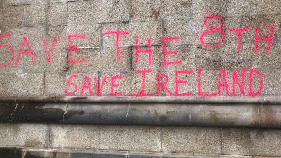 Graffiti at St Patrick's Cathedral, Armagh