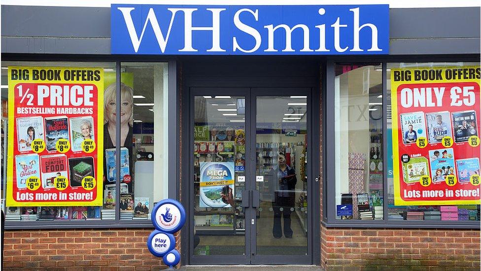 WH Smith shop