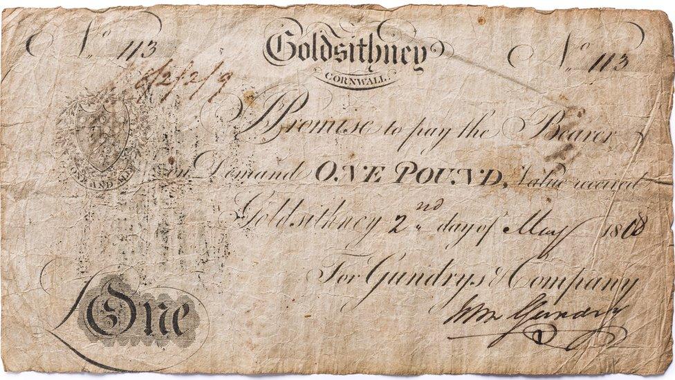 Cornish banknote