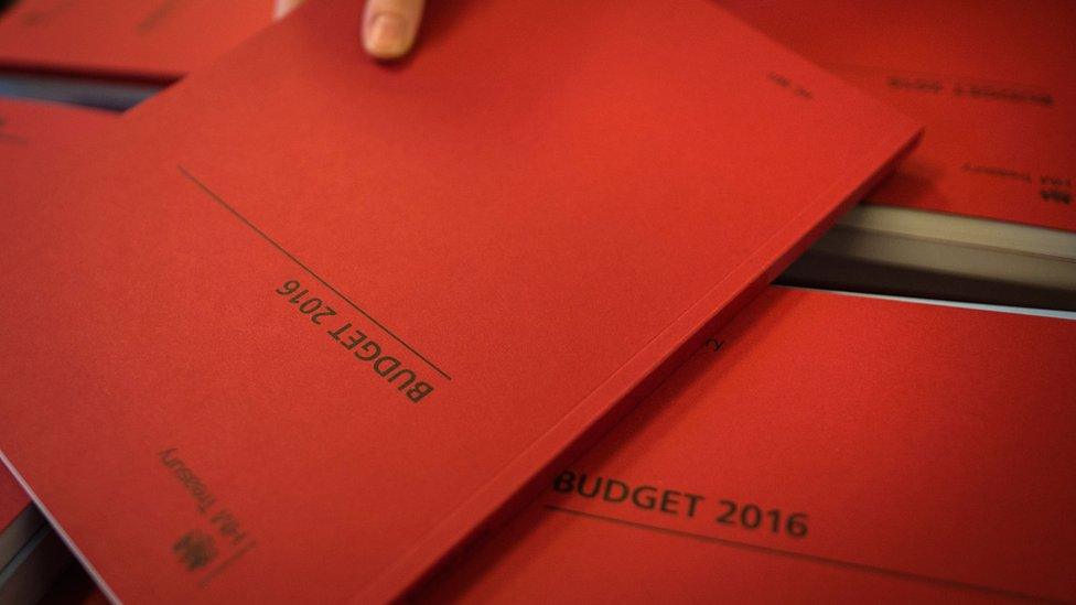 Copies of the 2016 Budget speech