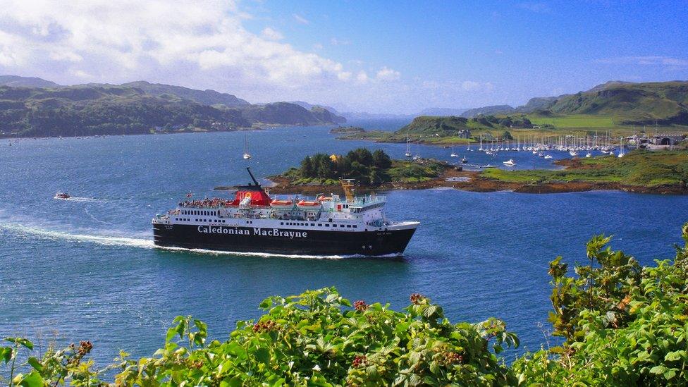 CalMac ferry at Oban