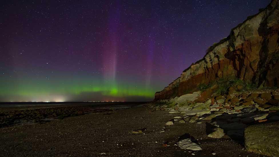 Northern Lights over Norfolk, 24 March 2023