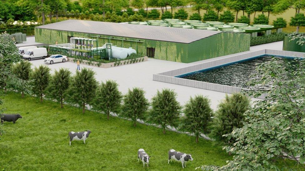 Power plant artist's impression