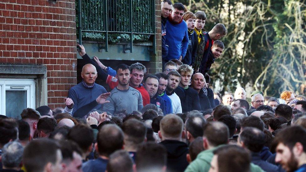 Ashbourne Shrovetide football