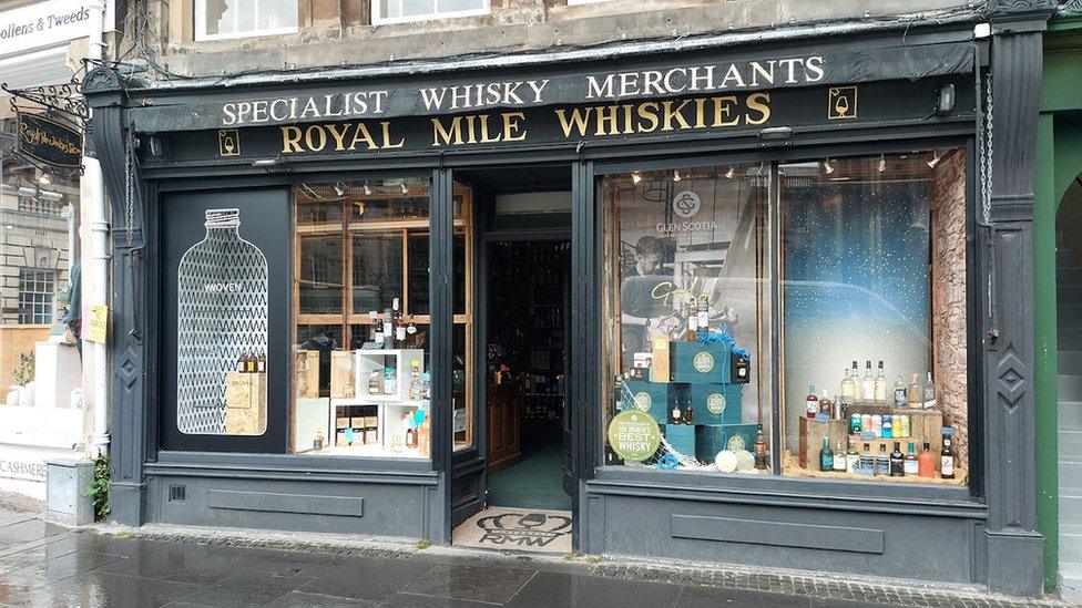 Royal Mile Whiskies shop