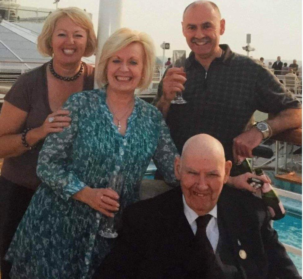 Maureen Gilzean, Gina Clarke, Douglas Gilzean and Tom Gilzean