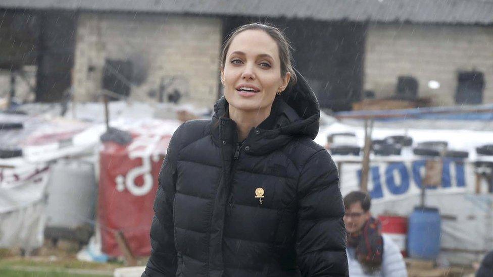 Angelina Jolie Pitt in Lebanon in March