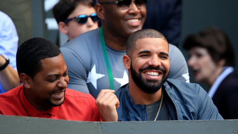 Drake at Wimbledon 2015