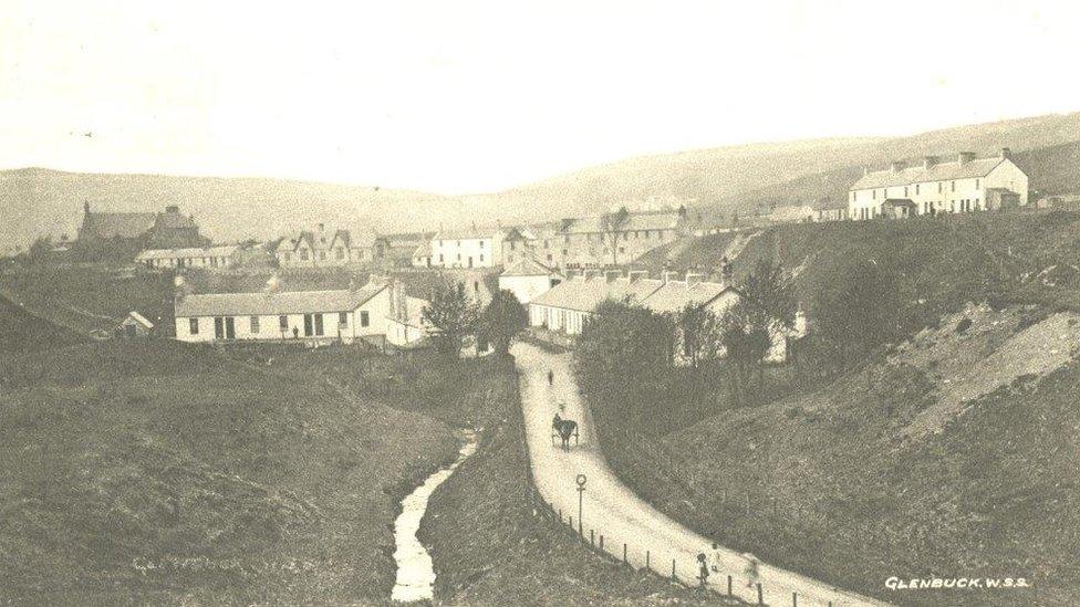 The village of Glenbuck when it was populated