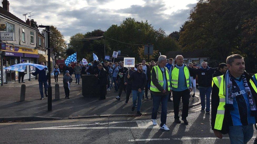 Coventry City protest