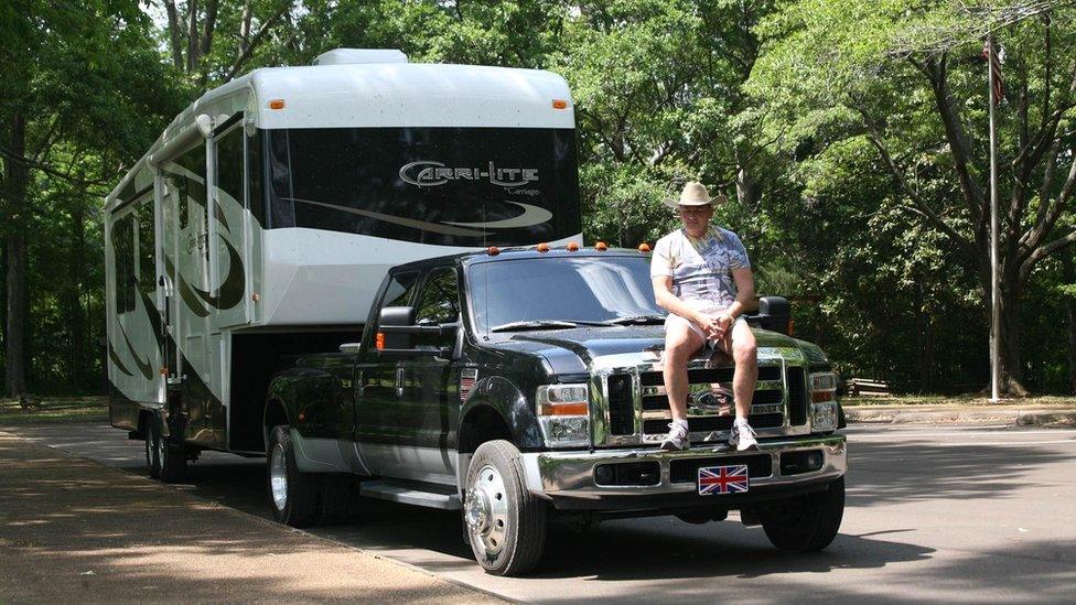 Leo Millward and his RV