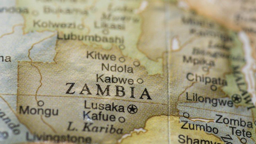 Map of Zambia