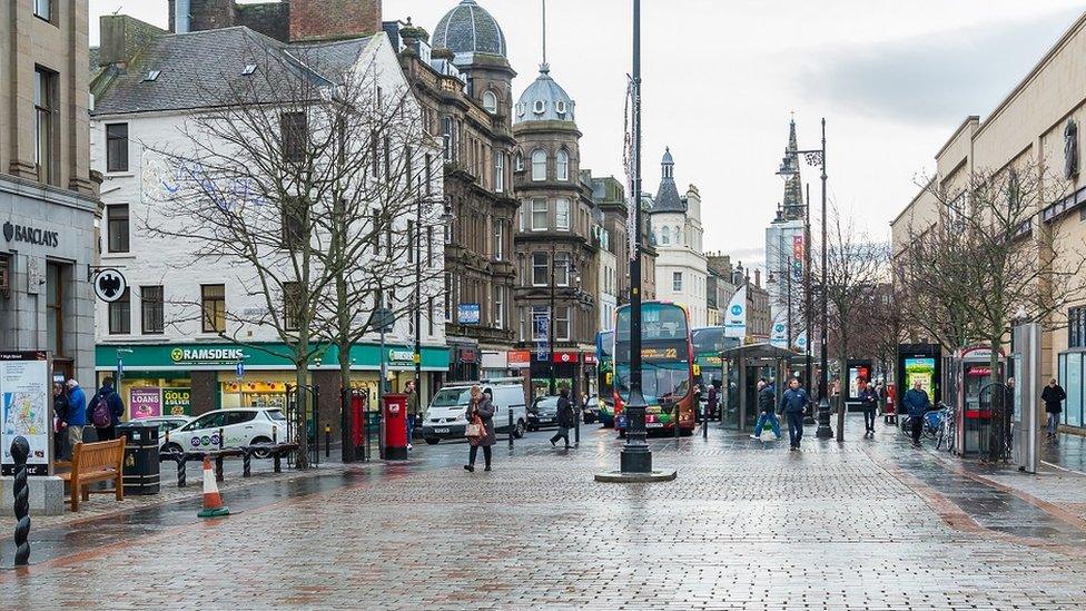 Dundee city centre