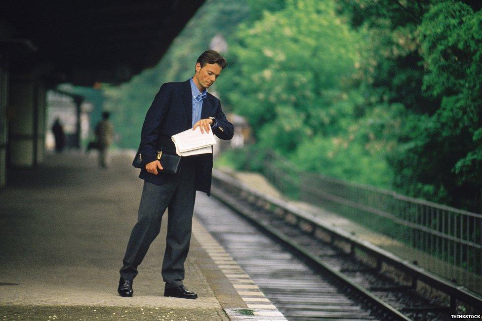 Early-morning commuter