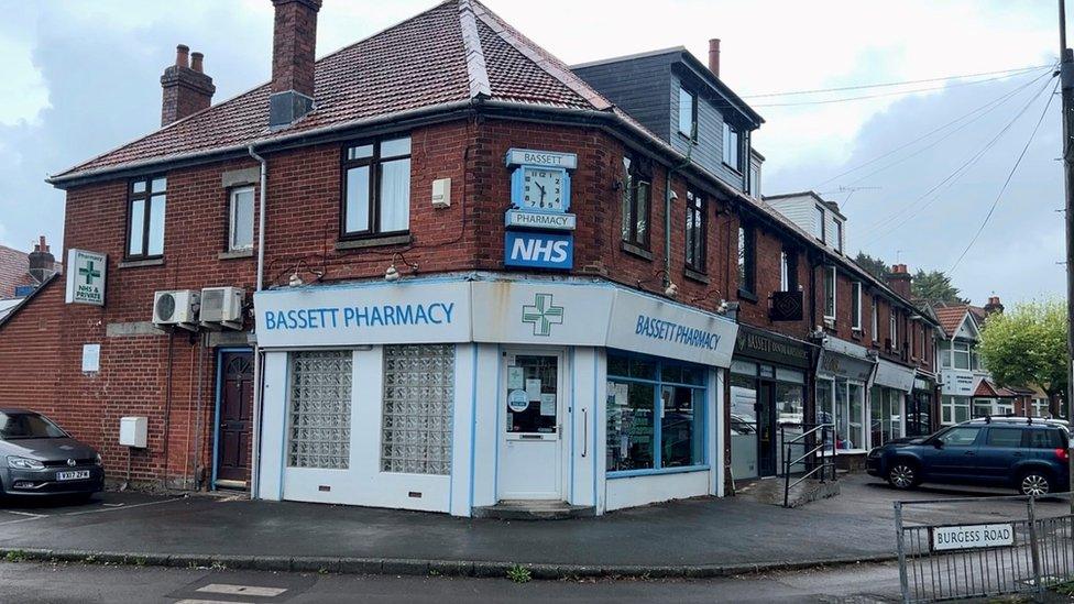 Pharmacy in Southampton where Rishi Sunak's mother worked