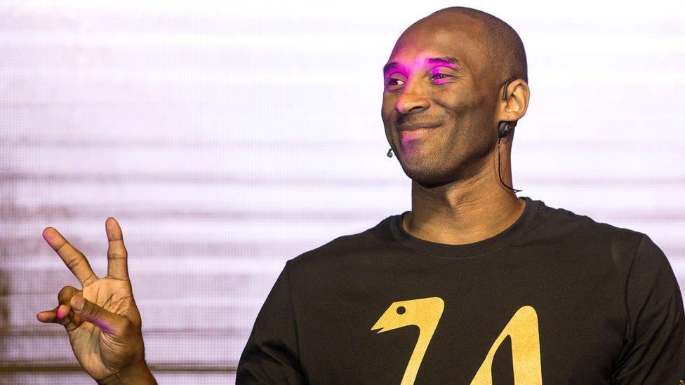 Kobe Bryant at a public appearance in Manila in the Philippines (2016)