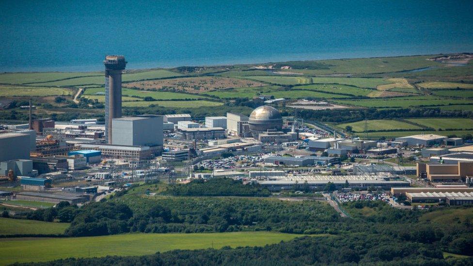 Aerial view of Sellafield