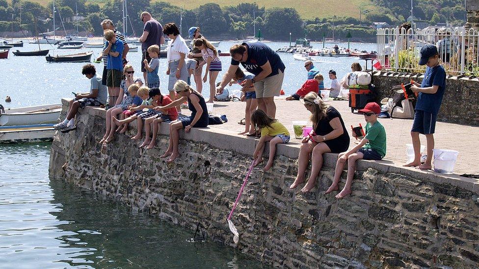 Crabbers in Salcombe