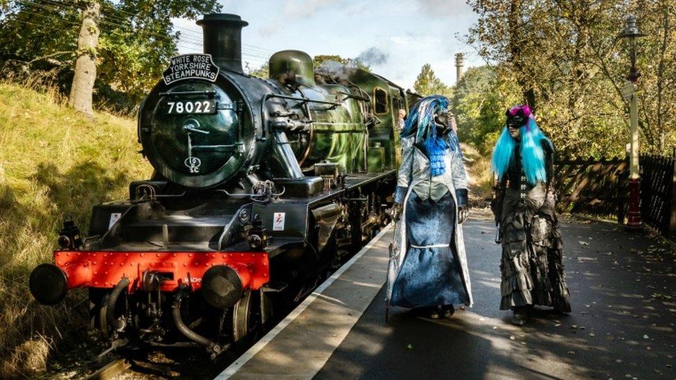 Haworth steam punk event