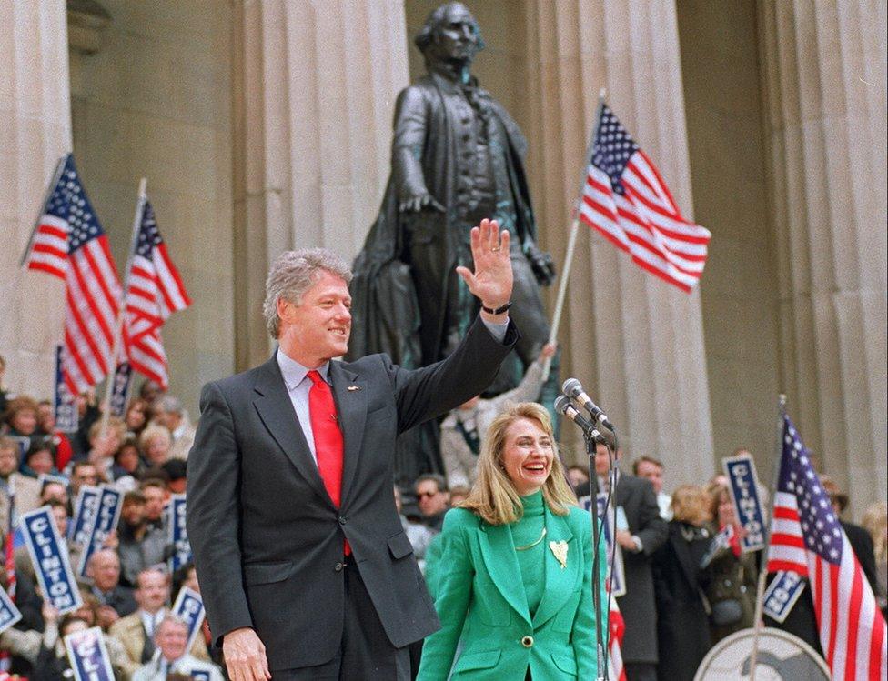 Clintons on wall street