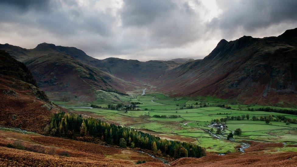 Sticklebarn and the Langdales, Cumbria