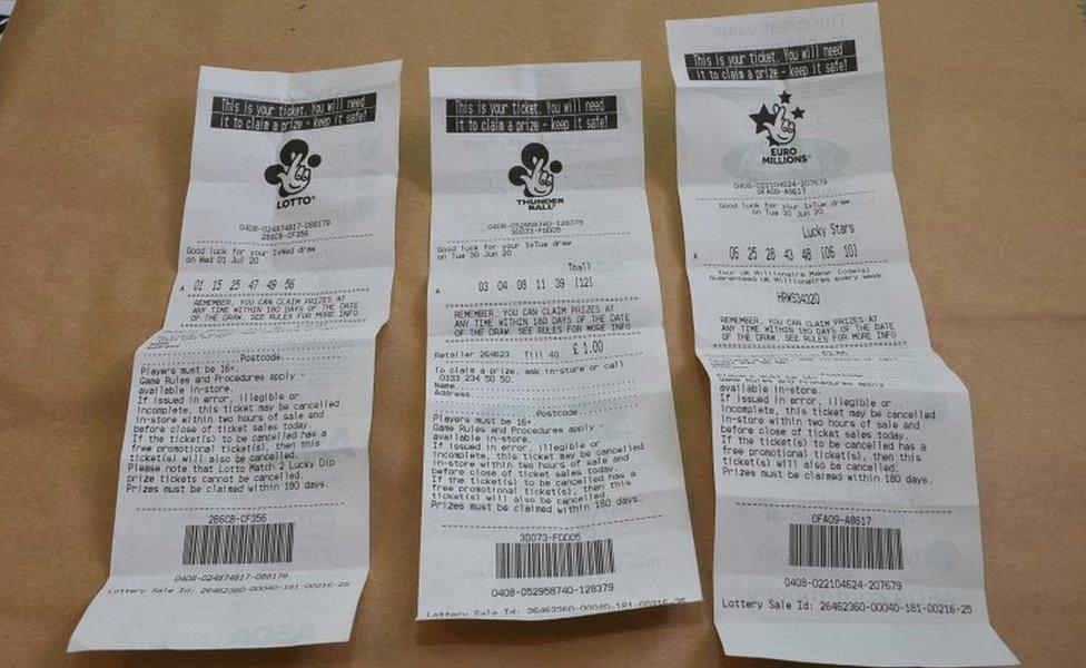 Lottery tickets found in Danyal Hussein's room