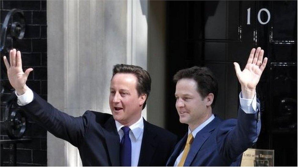 David Cameron and Nick Clegg