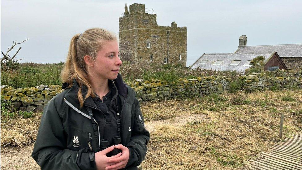 National Trust ranger Rosie Parsons