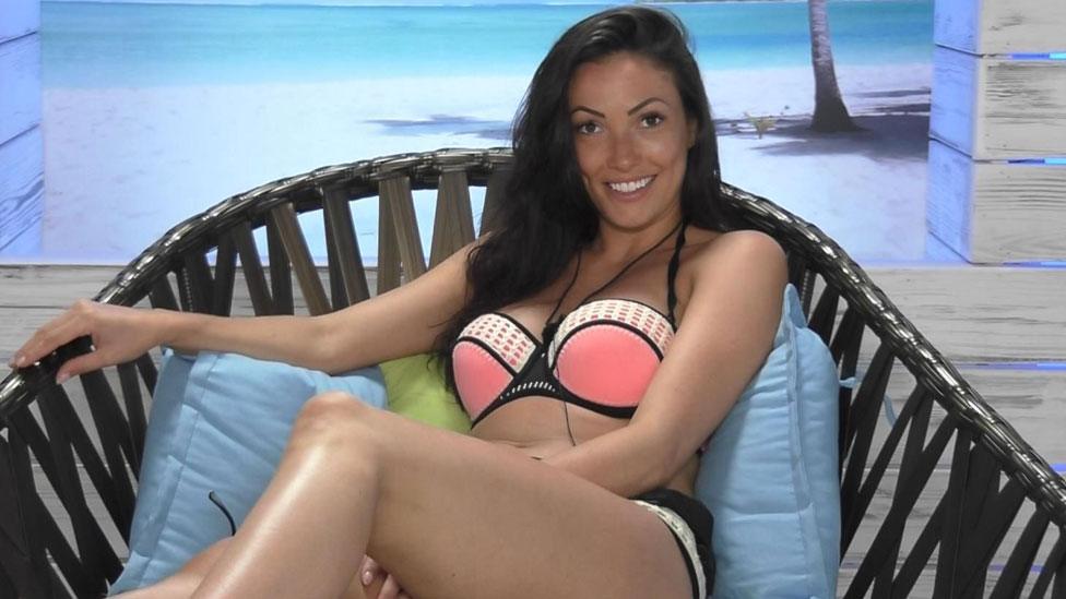 Sophie Gradon on Love Island