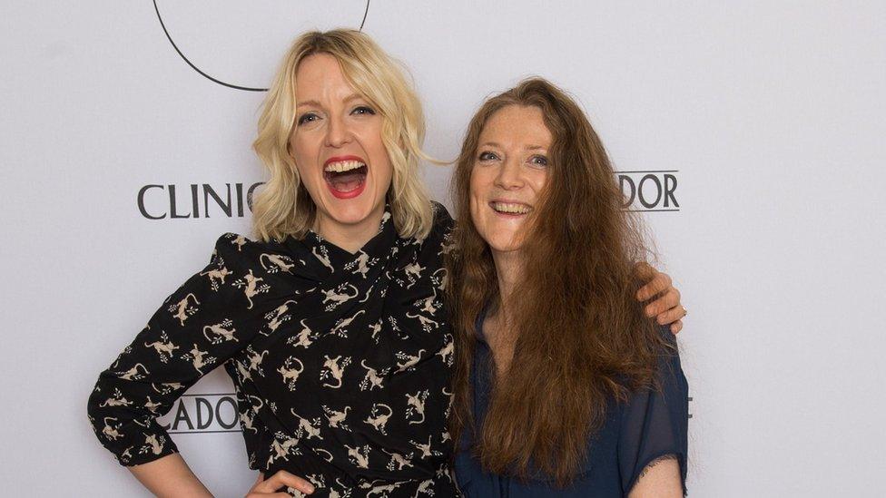 Lauren Laverne and Sam Baker