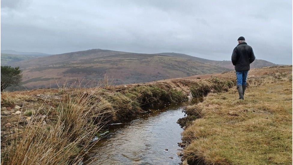 A photo of the leat